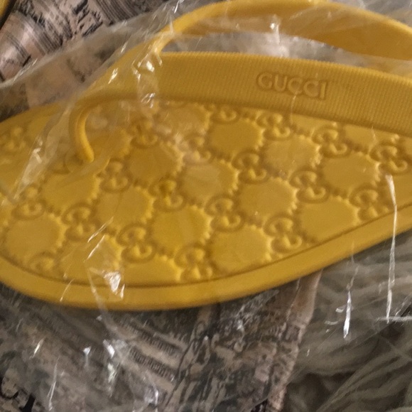 Gucci Shoes Yellow Gucci Sandals Poshmark